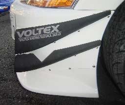 Voltex SPL Carbon Twin Canard (for C-West Bumper) - Mitsubishi EVO VIII / IX 03+