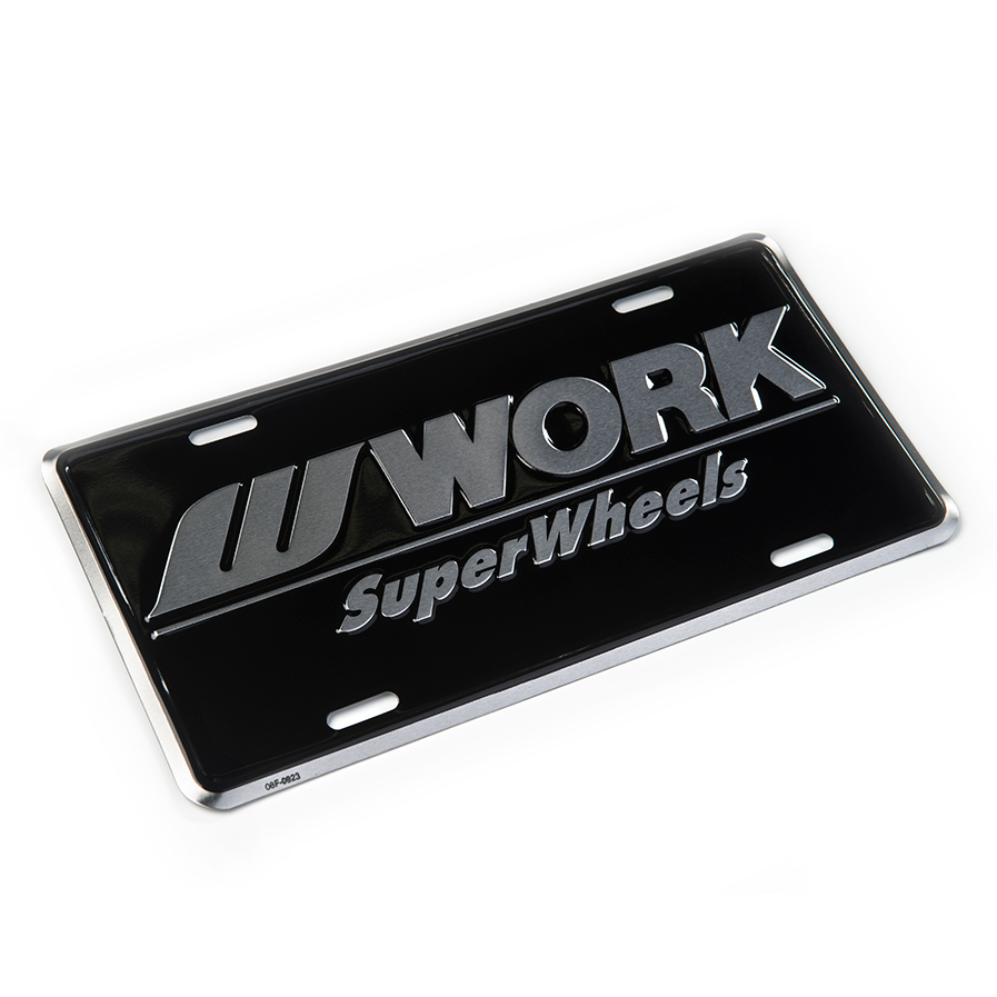 Work Wheels License Plate