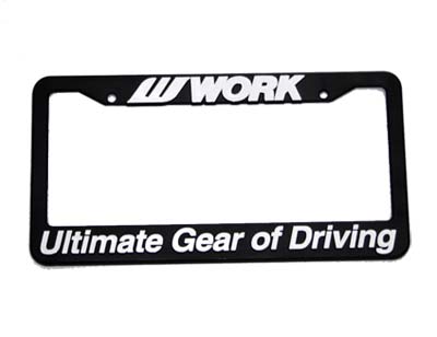 Work Wheels License Plate Frame