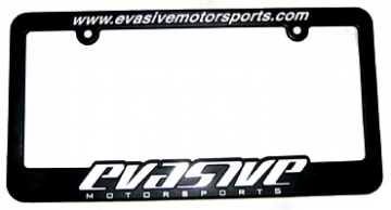 Evasive Motorsports License Plate Frame
