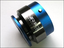 NRG Quick Release Hub Adapter Gen 2.0 - Black Chrome / Blue