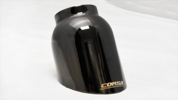 Corsa Performance Exhaust Tip Kit Black Single 4.0" Tip - Volkswagen Golf GTI Mk6 10-14