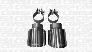 Corsa Performance Exhaust Tip Kit Polished Single 4.0" Tip - Volkswagen Golf GTI Mk6 10-14