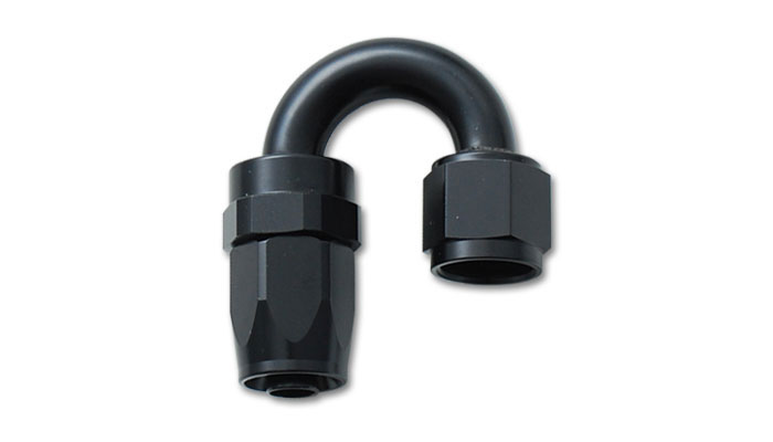 180-Degree Hose End Fitting -6 AN 21806 180-Degree Hose End Fitting -6 AN 21806