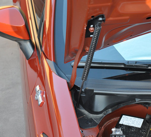 Evasive Motorsports: Greddy Carbon Hood Damper - Scion FR-S