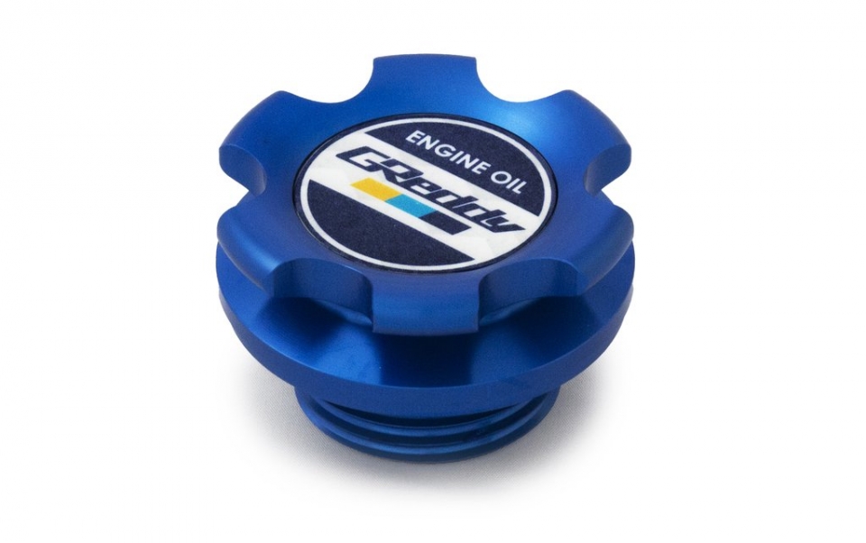 Evasive Motorsports: GReddy Oil Filler Cap - Type 04 (Blue
