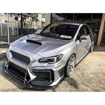 Liberal WRX Addiction Front Bumper (FRP) w/LED Lights  - Subaru WRX / STI VA 15-21