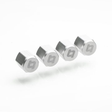 Titan 7 TPMS Valve Stem Caps -  Silver
