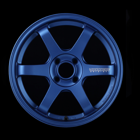 Evasive Motorsports Volk Racing Te37 Sonic Md B Wheel Face 4 16x7 0 Offset 25 4x100 Matte Dark Blue