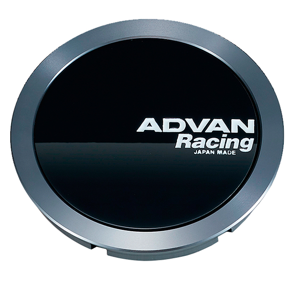 Evasive Motorsports: Advan Center Cap - Full Flat Cap (Gloss Black