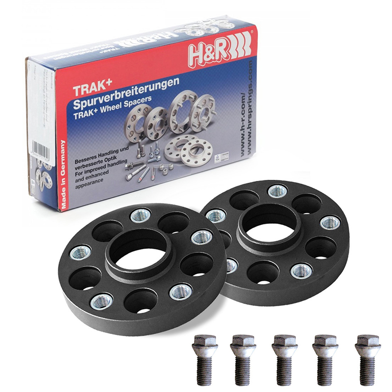 Evasive Motorsports: H&R DRA Wheel Spacers (Black) - 25mm / 5x112