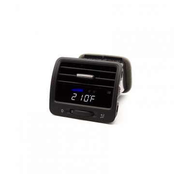 P3 Gauges V3 OBD2 Multi-Gauge (Pre-installed in OEM Vent / Blue - White) - VW Mk5 Golf R32 07-09