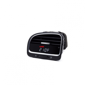 P3 Gauges V3 OBD2 Multi-Gauge (Pre-installed in OEM Vent / Red - White) - VW Mk6 Golf / GTI 09-14
