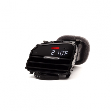 P3 Gauges V3 OBD2 Multi-Gauge (Pre-installed in OEM Vent / Red - White) - VW Mk7 / Mk7.5 Golf / GTI 14-20
