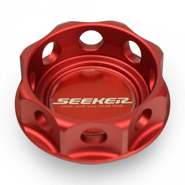 Seeker Ultralight Oil Filler Cap (Red) - Most Acura / Honda excluding Civic Type R FK8/FL5