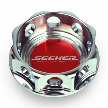 Seeker Ultralight Oil Filler Cap (Shiny Silver) - Most Acura / Honda excluding Civic Type R FK8/FL5