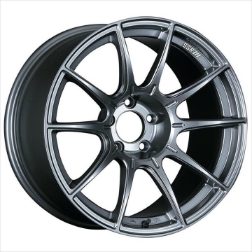 SSR GTX01 Wheel - 15x5.0 / Offset +45 / 4x100 (Dark Silver / Face A)