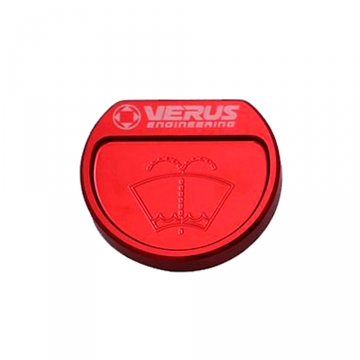 Verus Engineering Windshield Washer Fluid Cap Kit (Red) - Toyota Supra A90 2020+