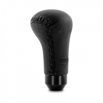 Momo Anatomico Shift Knob - Black Leather