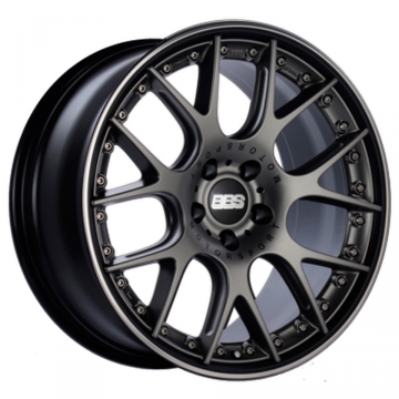 BBS CH-R II Wheel - 21x9.5 / Offset +33 / 5x112 (Satin Platinum w/ Motorsport Etching)