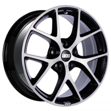 BBS SR Wheel - 17x8.0 / Offset +30 / 5x120 (Volcano Grey w/ Diamond Cut)