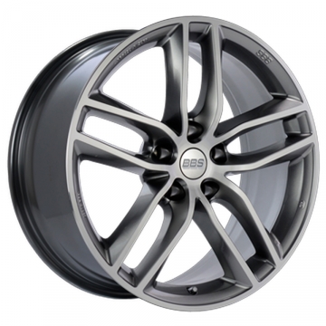 BBS SX Wheel - 18x8.0 / Offset +35 / 5x112 (Gloss Platinum w/ Diamond Cut)