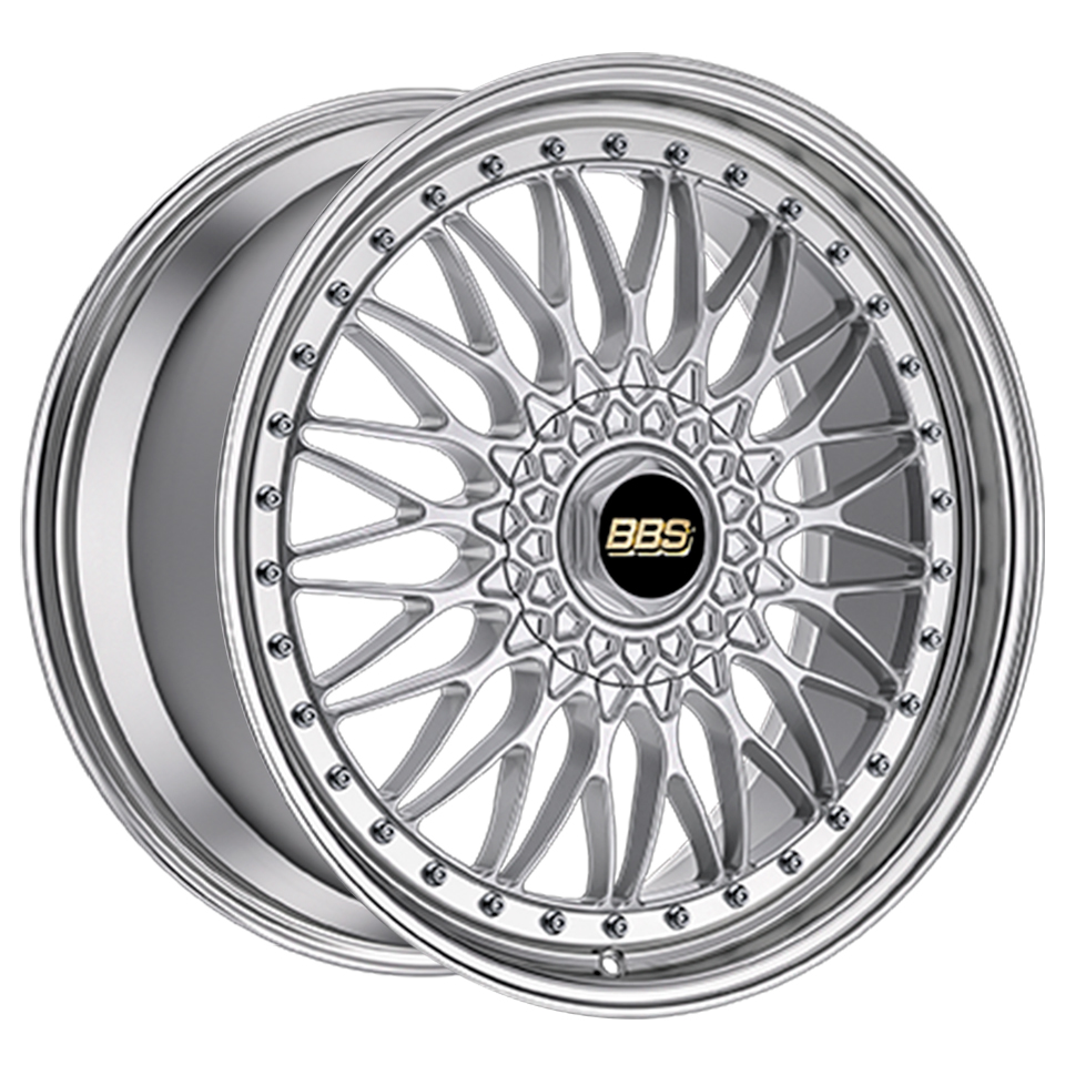 Evasive Motorsports: BBS Super-RS Wheel - 19x8.5 / Offset +48 / 5x112  (Silver)