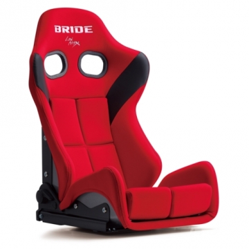 Bride GIAS III Reclining Seat - Red / Silver FRP Shell / Low Cushion