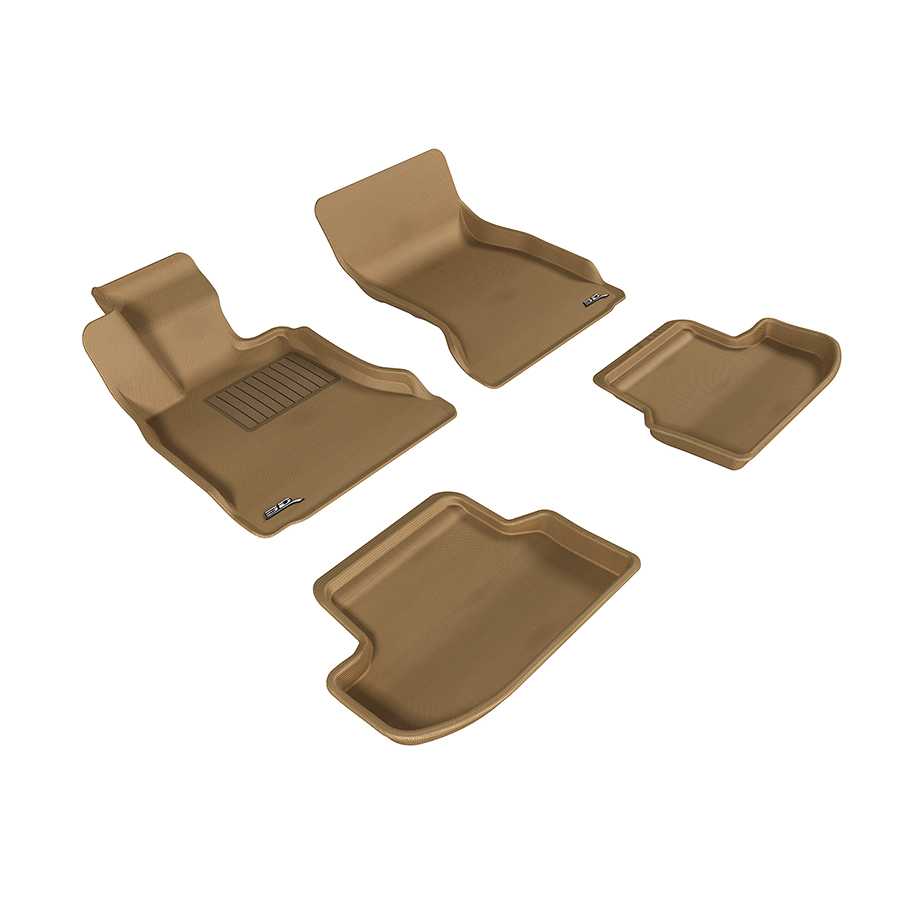 Evasive Motorsports 3D Floor Mats (Kagu AllWeather Tan / 4 Piece Set
