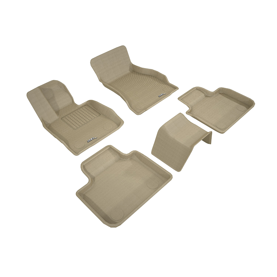 Evasive Motorsports 3D Mats Floor Mats (Kagu AllWeather Tan / 5 Piece