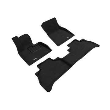 3D Mats Floor Mats (Elegant Carpet Black / 3 Piece Set) - BMW X5 G05 (5-Passenger) 19-22