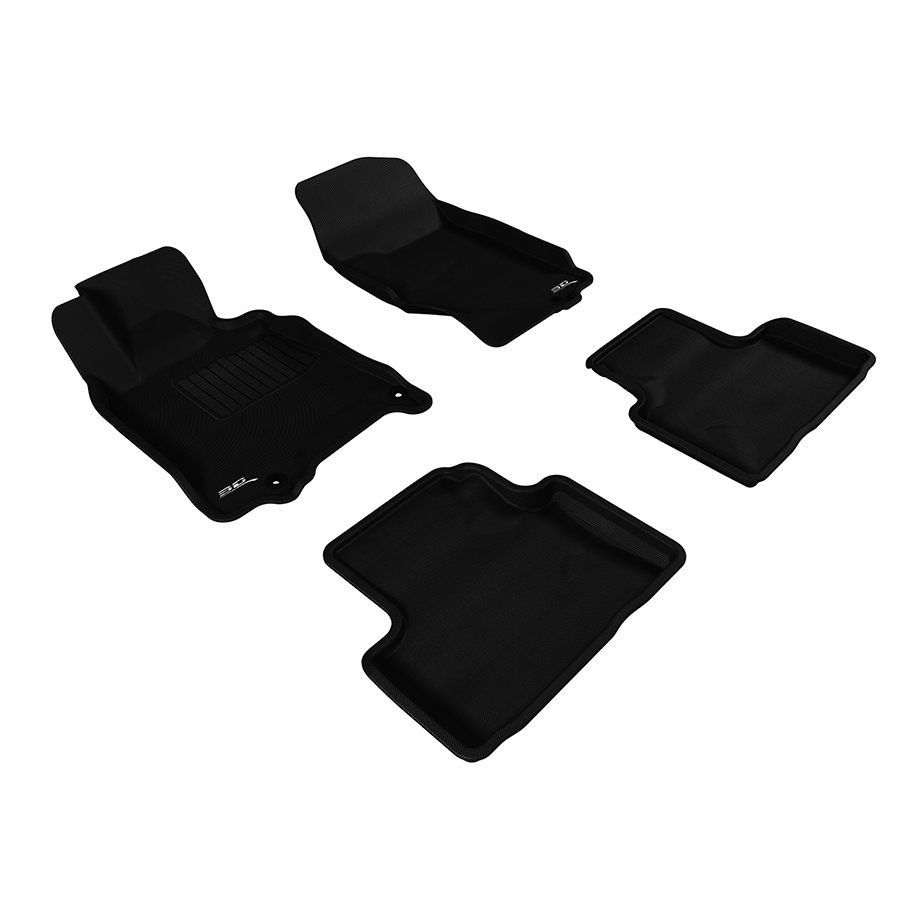 Evasive Motorsports 3D Mats Floor Mats (Kagu AllWeather Black / 4