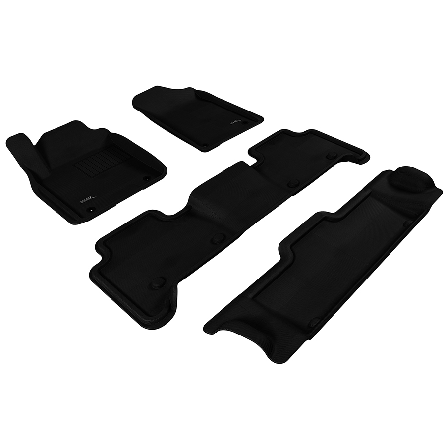 Evasive Motorsports 3D Mats Floor Mats (Kagu AllWeather Black / 4