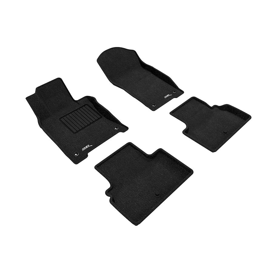 Evasive Motorsports 3D Mats Floor Mats (Elegant Carpet Black / 4 Piece Set) Infiniti Q50 1417