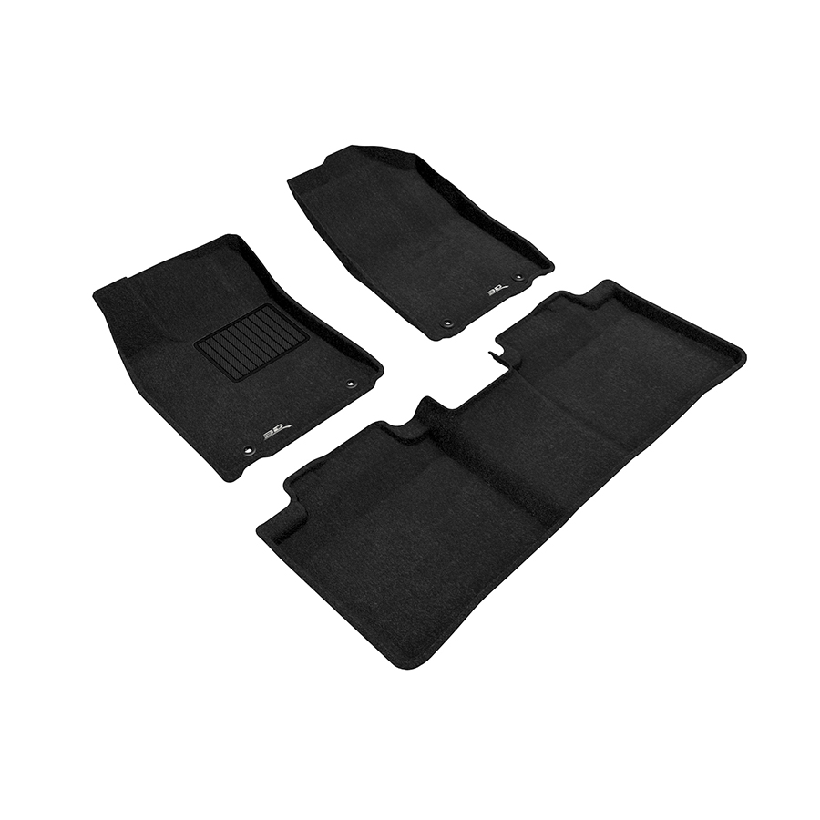 Evasive Motorsports 3D Mats Floor Mats (Elegant Carpet Black / 3 Piece Set) Lexus Lexus ES350