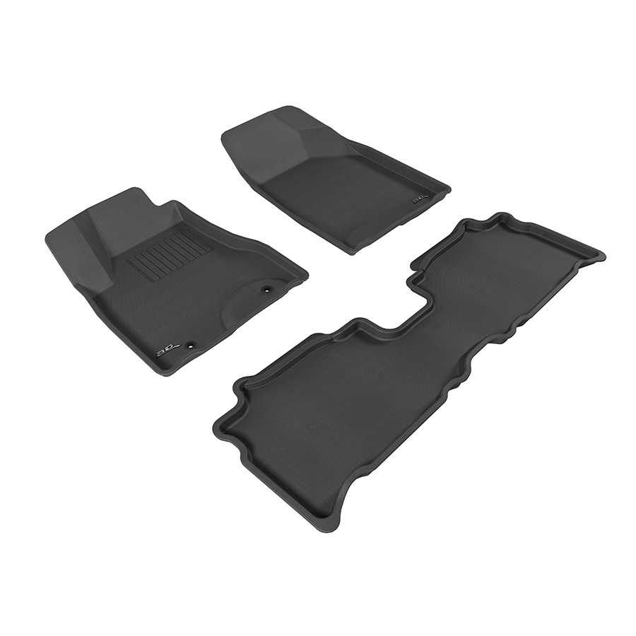 Evasive Motorsports 3D Mats Floor Mats (Kagu AllWeather Black / 3