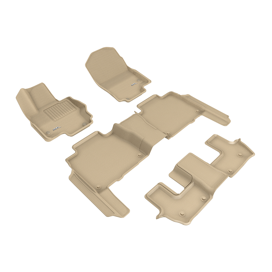 Evasive Motorsports 3D Mats Floor Mats (Kagu AllWeather Tan / 4 Piece