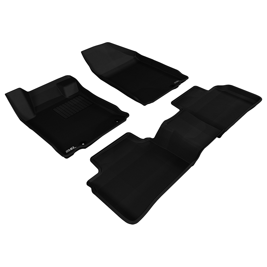 Evasive Motorsports 3D Mats Floor Mats (Kagu AllWeather Black / 3