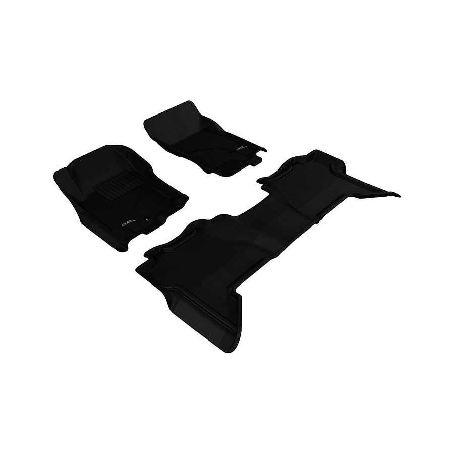 Evasive Motorsports 3D Mats Floor Mats (Kagu AllWeather Black / 3