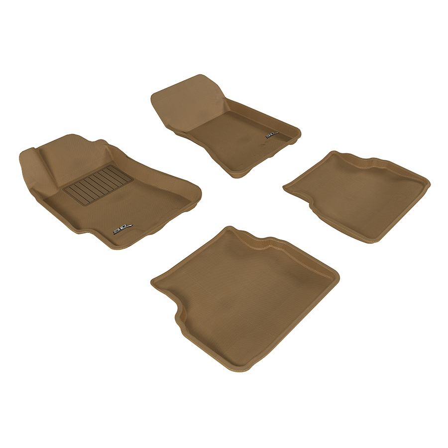 Evasive Motorsports 3D Mats Floor Mats (Kagu AllWeather Tan / 4 Piece