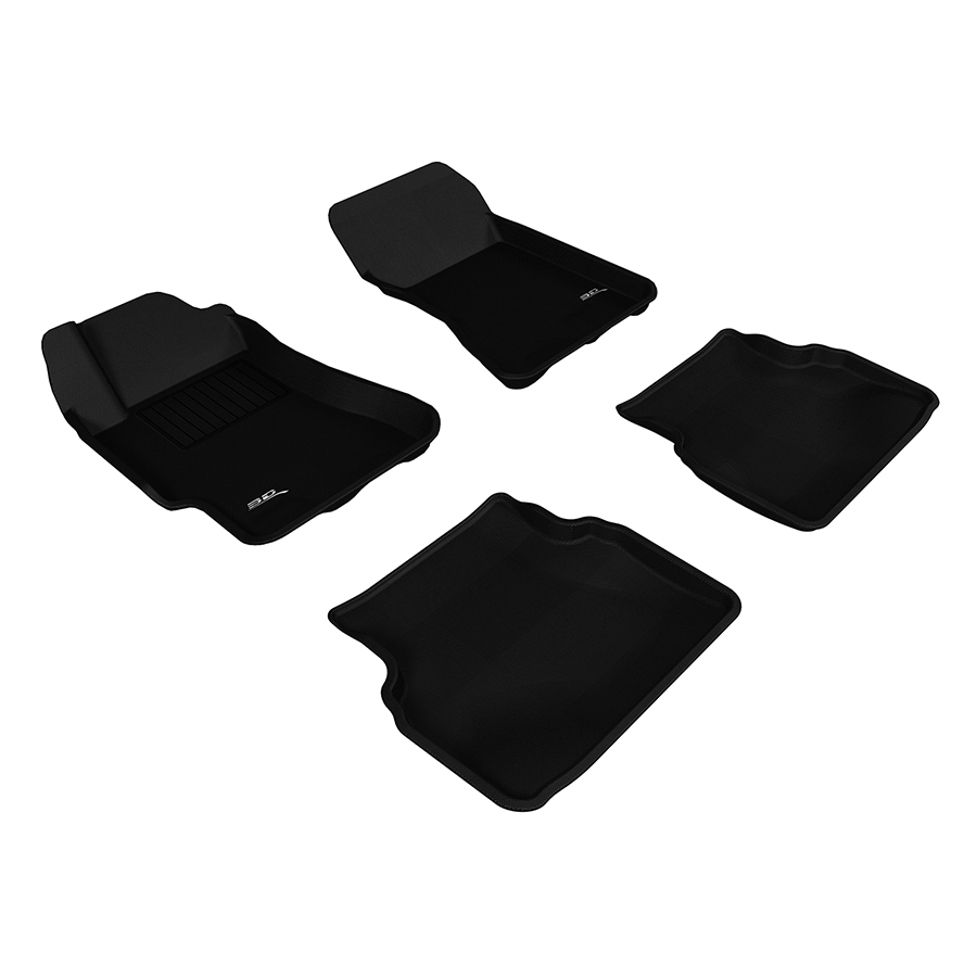 Evasive Motorsports 3D Mats Floor Mats (Kagu AllWeather Black / 4