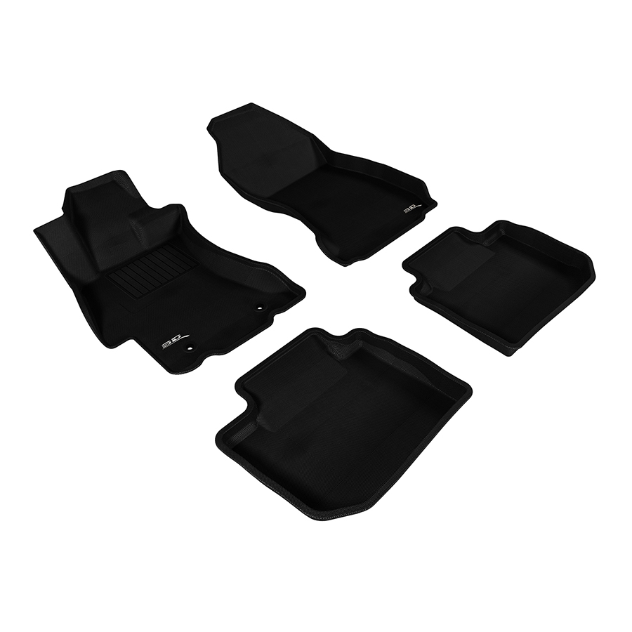 Evasive Motorsports 3D Mats Floor Mats (Kagu AllWeather Black / 4