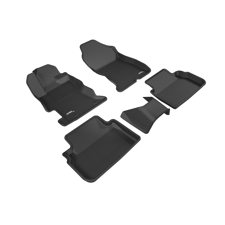 Evasive Motorsports 3D Mats Floor Mats (Kagu AllWeather Black / 5