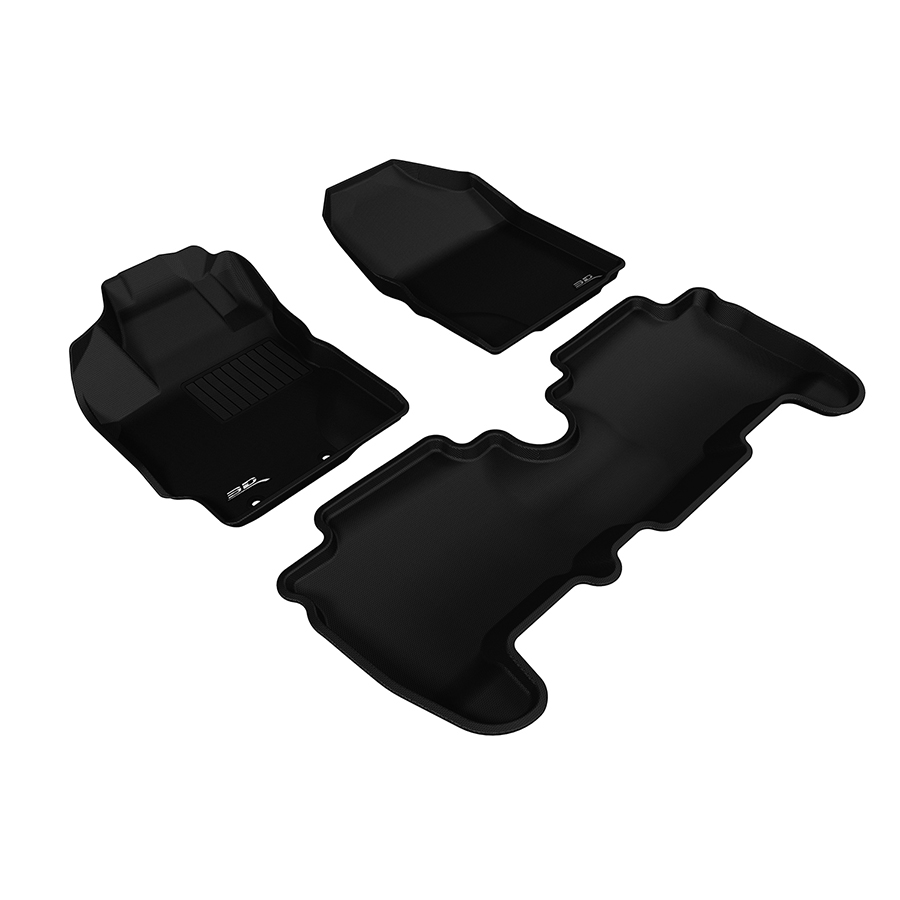 Evasive Motorsports 3D Mats Floor Mats (Kagu AllWeather Black / 3