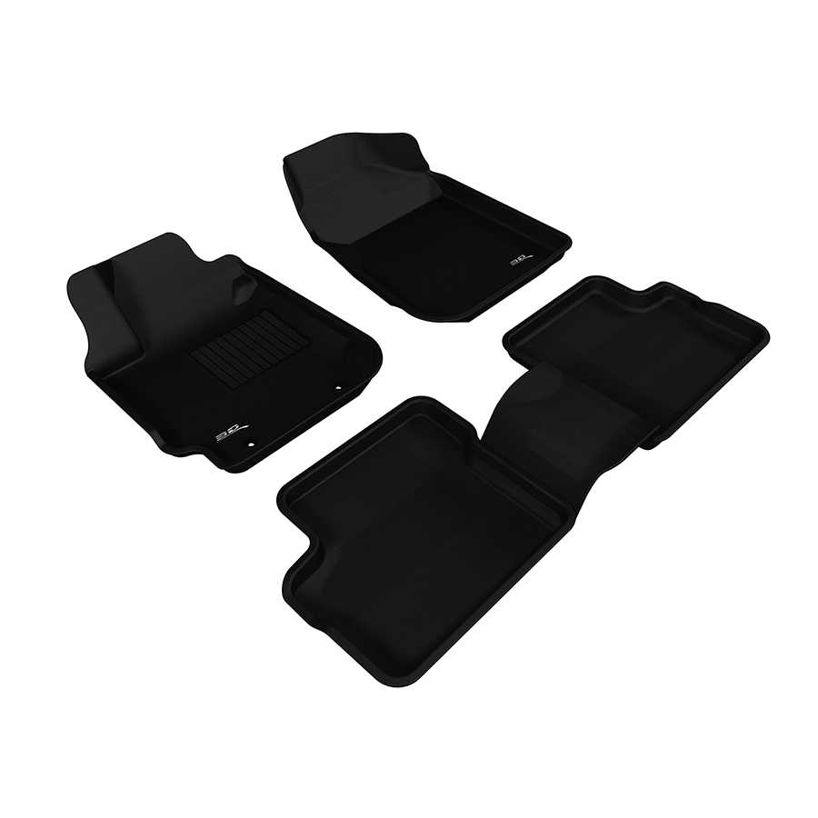 Evasive Motorsports 3D Floor Mats (Kagu AllWeather Black / 4 Piece