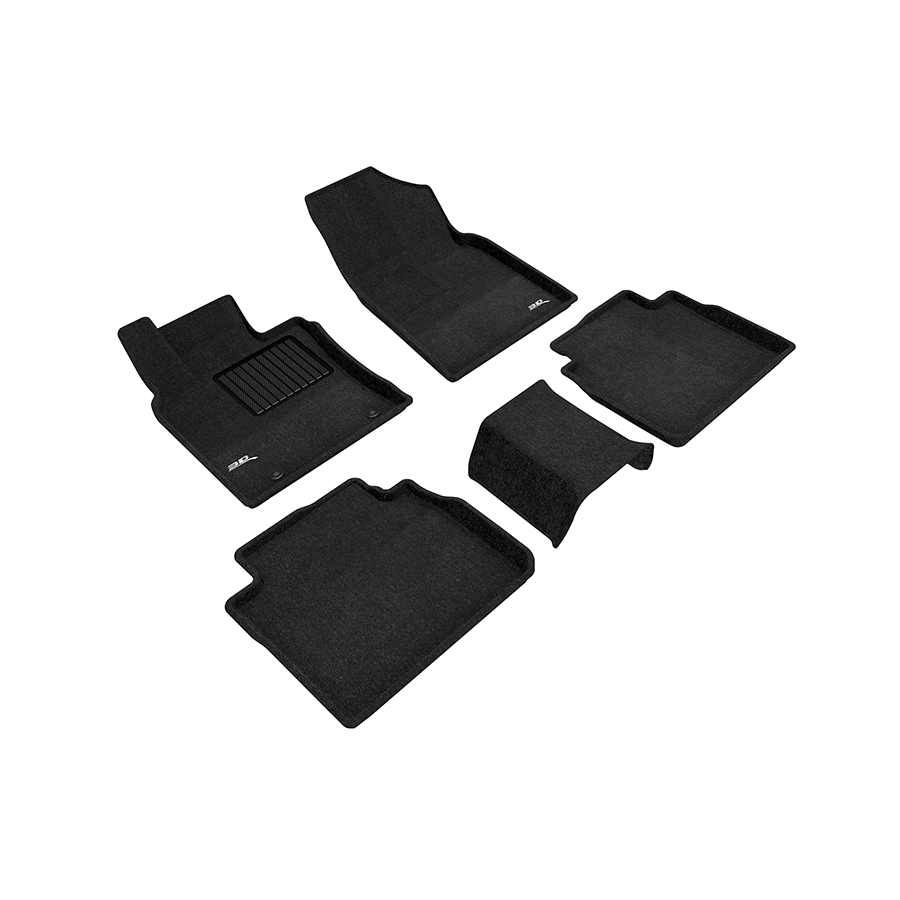 Evasive Motorsports 3D Mats Floor Mats (Elegant Carpet Black / 5 Piece