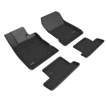 3D Mats Floor Mats (Kagu All-Weather Black / 4 Piece Set) - Toyota GR86 2022+