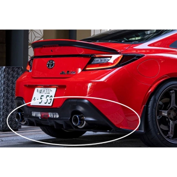 Max Orido x AKEa Rear Diffuser (Matte Black Painted) - Toyota GR86 2022+