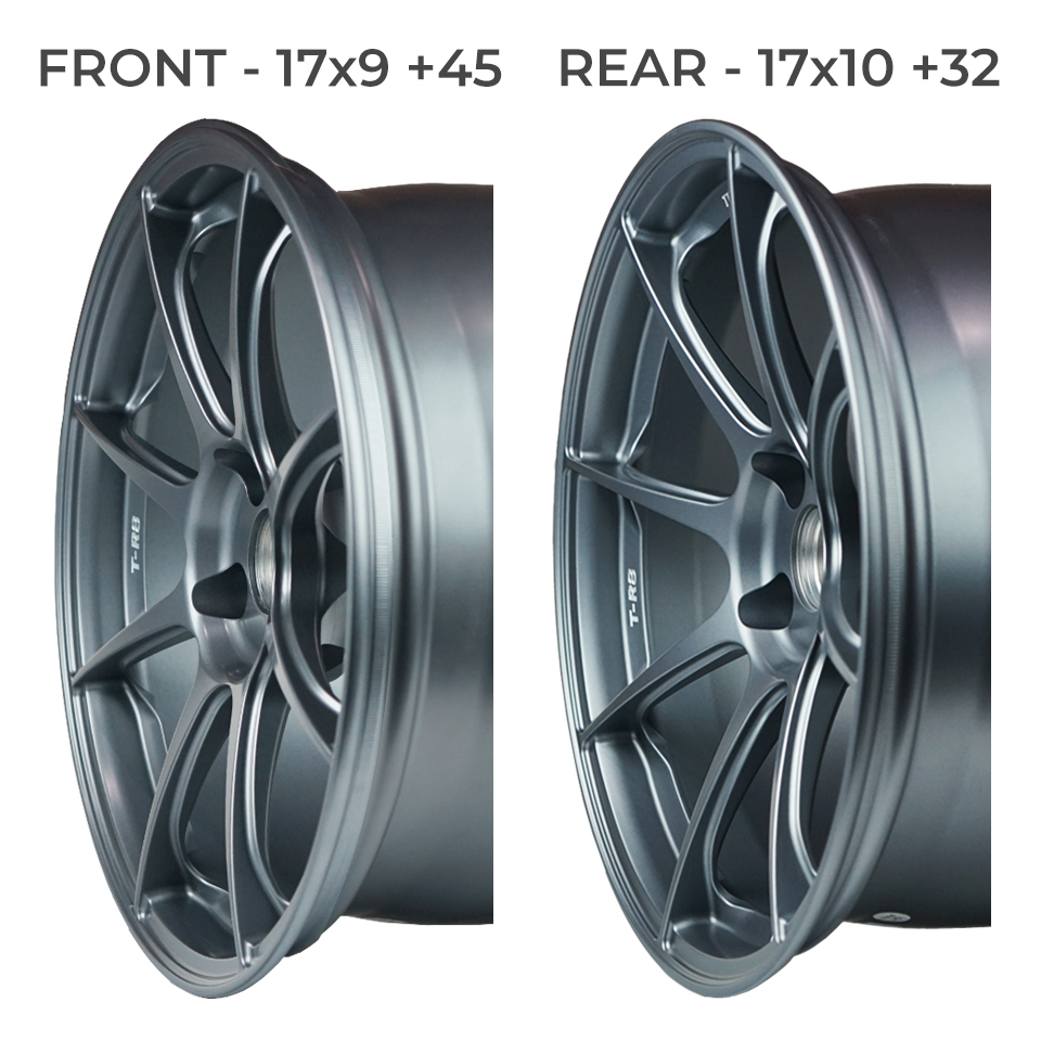 Evasive Motorsports: Titan 7 T-R8 (Staggered Set of Four / Satin