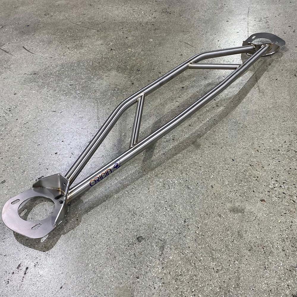 Evasive Motorsports Origin Fabrication Titanium Front Strut Bar BMW